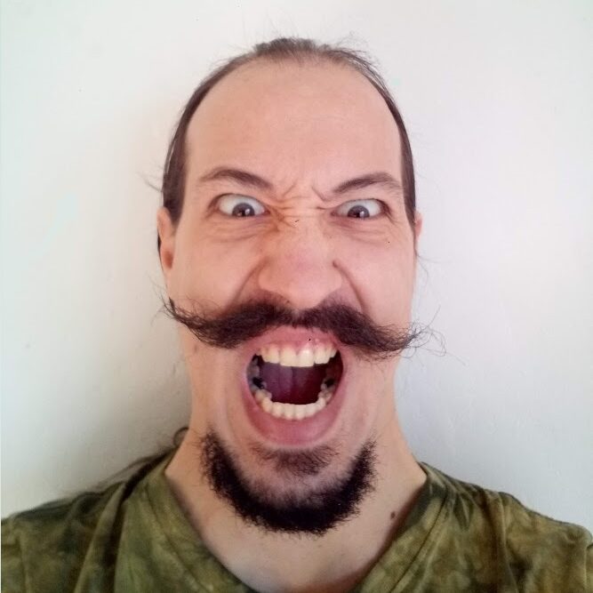 Karel Murgaš s hravým výrazem